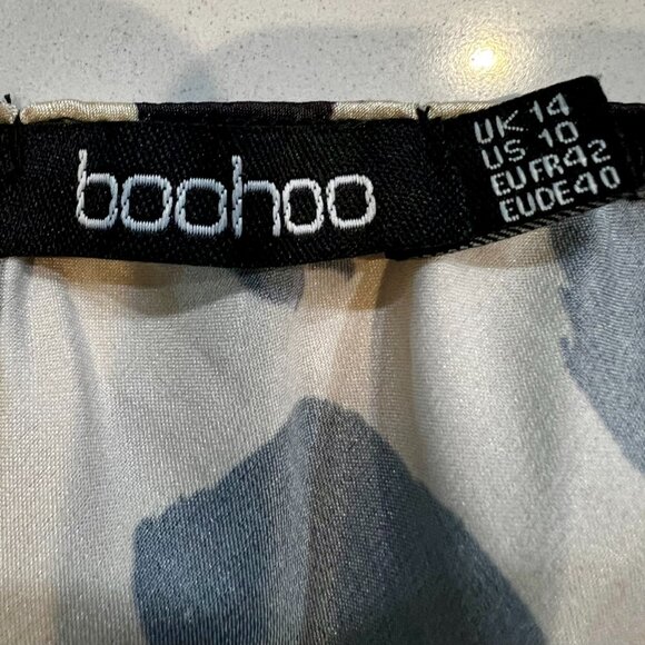 Animal Print Satin Midi Skirt - Picture 3 of 5